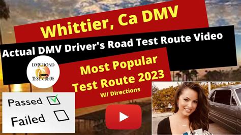 whittier dmv test routes